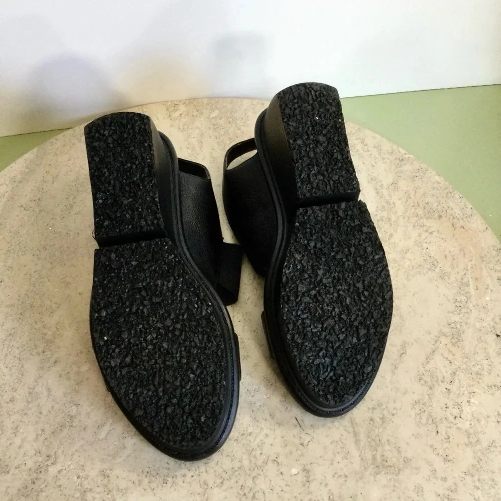 Women's Nina Sandals,‎ Size 8 Black/White